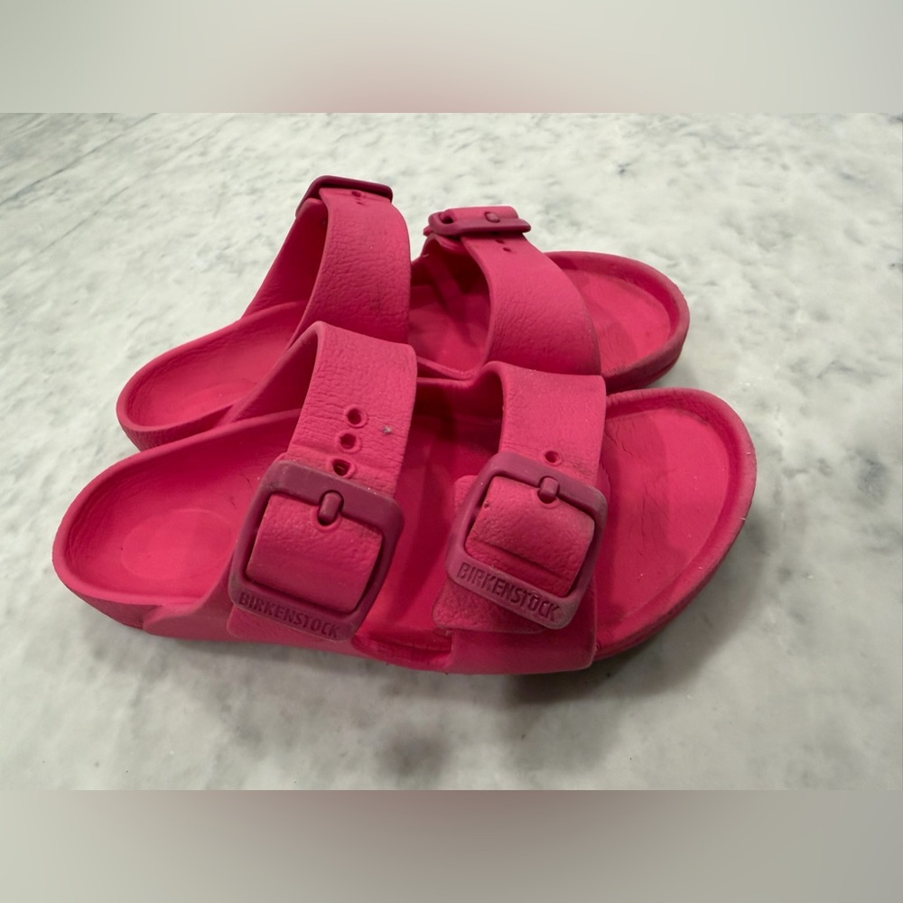 Birkenstock Pink Eva Sandals, Kids, Size 27/9-9.5